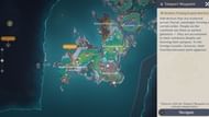 Follow the path to the Northern Training Ground Teleport Waypoint (Image via HoYoverse)